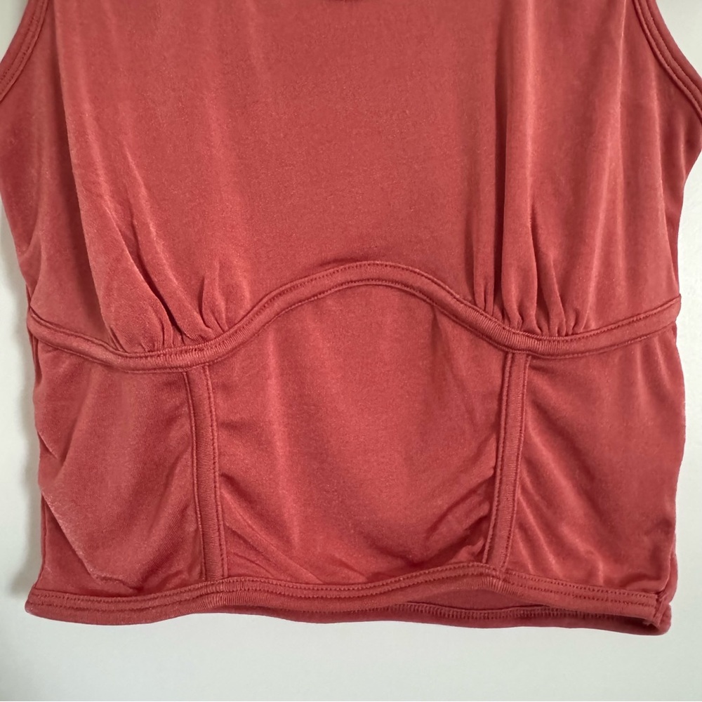 And Now This Women's Coral Tank Top, S - Picture 4 of 9